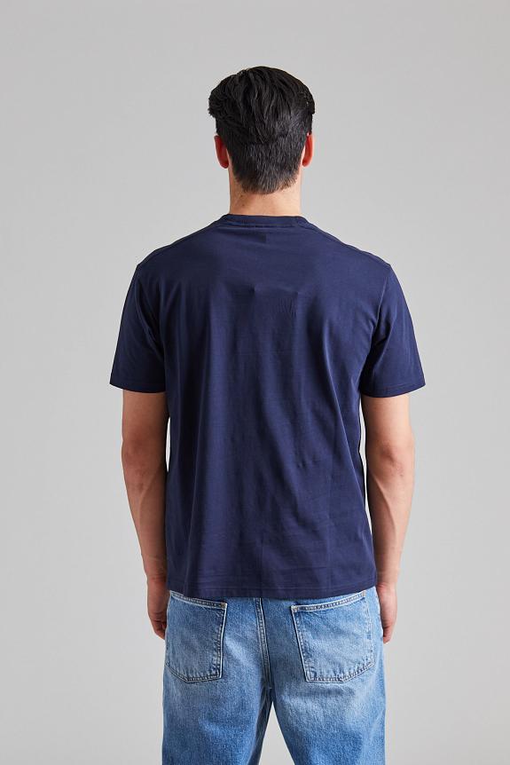 Holzweiler Tucker Embroidery Tee Navy-2